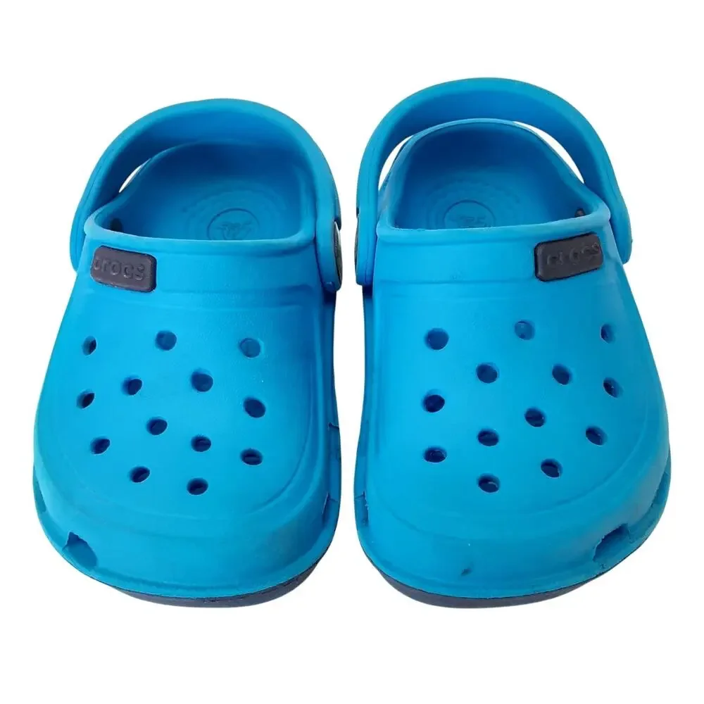 Crocs Clogs Duet Wave Clogs Water Shoes Toddler 5 Blue Comfort Shoes Summer Boys